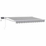 K&auml;sitsi juhitav varikatus koos LED-idega 3 x 2,5 m