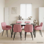 S&ouml;&ouml;gitoa Toolid 6 pcs Samet Roosa 57 x 50 x 85 cm