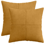 Diivanipadi 2 tk ALMELO kollane 35 x 35 cm manchester