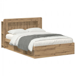 Voodiraam ladustamisega Artisan tamm 140 x 190 cm Tehispuit