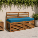Istmepadi SOEST 100% pol&uuml;ester helesinine 120 x 40 x 10 cm