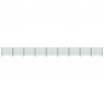 Aiapaneel postidega, raud, 1557,5 x 120 cm, roheline