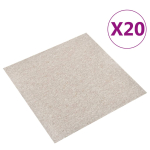 P&otilde;randa plaatvaibad 20 tk, 5 m&sup2;, 50 x 50 cm, helebeež