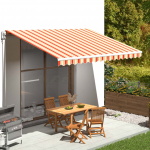 Varikatuse asenduskangas, kollane ja oranž, 4,5x3,5 m