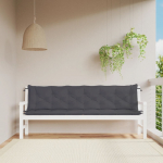 Aiapingi istmepadjad 2tk, antratsiit, 200x50x7cm, oxford-kangas