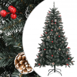 Kunstkuusk alusega, roheline, 150 cm, pvc