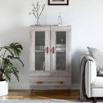 K&otilde;rge kapp, hall sonoma tamm, 69,5 x 31 x 115 cm, tehispuit