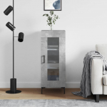 Puhvetkapp, betoonhall, 34,5 x 34 x 90 cm, tehispuit