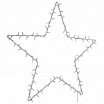 J&Otilde;ULUTULED STAR SILHOUETTE 115 LED-I SOE VALGE