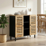 Ladustamiskapid Naturaalne 90 x 33 x 75 cm Tugev mango puu