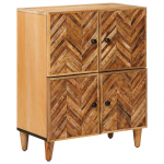 Ladustamiskapid uksega Pruun 60 x 33,5 x 75 cm Tugev mango puu