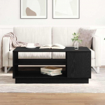 Kohvilaud must tamm 102 x 55 x 43 cm tehispuit