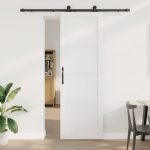 Liuguks komplekt manuaalne valge ja must 78 x 232 cm