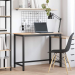 Laud neutraalne 100 x 50 x 77 cm t&ouml;&ouml;deldud puit ja teras