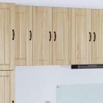 K&ouml;&ouml;gikapp 2 tk sonoma tamm 30 x 31 x 80 cm tehispuit