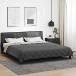 Suvised teki antratsiit ja taupe 240 x 260 cm mikrokiud