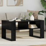 Kohvilaud hoiulaekaga Must tamm 92 x 53 x 45 cm Tehispuit