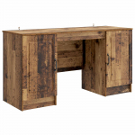 Laud riiuliga uksega Vana puit 142,5 x 50 x 75 cm Tehispuit