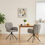 P&ouml;&ouml;rlevad Toiduainete Toolid 2 pcs Kunstsuede nahk Helehall
