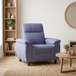 Diivan Jeans sinine 95 x 90 x 95 cm kangas