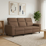 Diivan Pruun 214 x 90 x 95 cm kangas