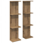 Seinariiul 2 pcs Artisan tamm 25 x 15 x 100 cm Tehispuit