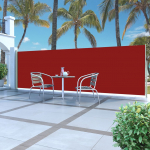 Lahtit&otilde;mmatav k&uuml;lgsein, 160 x 500 cm, punane