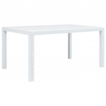 Aialaud 150 x 90 x 72 cm rotangi v&auml;limusega plast, valge