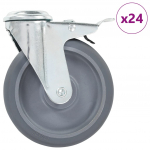 Poldiaukudega p&ouml;&ouml;ratavad m&ouml;&ouml;blirattad 8 tk, 125 mm