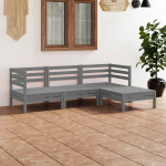 4-osaline aiam&ouml;&ouml;blikomplekt, t&auml;ism&auml;nnipuit, hall