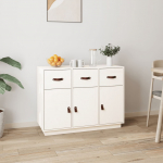 Puhvetkapp, valge, 100x40x75cm, t&auml;ism&auml;nnipuit