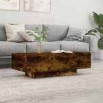 Diivanilaud, suitsutatud tamm, 100 x 49,5 x 31cm, tehispuit