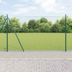 Ahela link aed postidega roheline 1.5 x 25 m teras