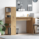 Laud riiuliga k&auml;sit&ouml;&ouml;puu 113 x 54 x 120 cm tehispuit