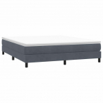 Box Vedruvoodi ilma Madratsita Tumehall 180x210 cm samet