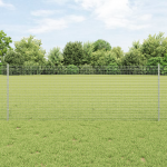 Keevitatud traaadiga aed koos 22 u posti h&otilde;bedane 0.8x50 m teras