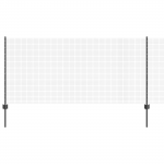 Keevitatud traadi aed koos 44 u-postiga hall 1x50 m teras