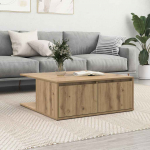 Kohvilaud sahtliga k&auml;sit&ouml;&ouml;tamm 80 x 80 x 31 cm tehispuit