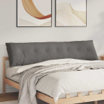 Seljatugi padi helehall 200 x 50 cm korter kangas