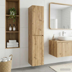 Seinale kinnitatav vannitoikapp Artisan tamm 33 x 34,5 x 160 cm