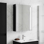 Vannitoa peeglikapp Must tamm 53,5 x 15,5 x 70 cm Tehispuit