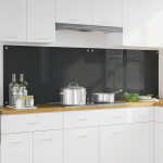 K&ouml;gi splashback 2 tk tumehall 100 x 60 cm karastatud klaas