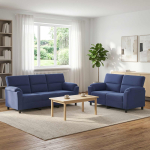 Diivanikomplekt 2 pcs Politsei sinine Samet
