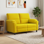 Diivan Kollane 154 x 85 x 93 cm Samet