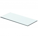 Klaasist riiuliplaat 40 x 12 cm l&auml;bipaistev