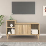 Telerikapp, sonoma tamm, 100 x 35 x 55 cm, tehispuit