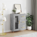 Puhvetkapp, betoonhall, 69,5 x 34 x 90 cm, tehispuit