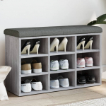 Jalatsipink, hall sonoma tamm, 82 x 32 x 50 cm, tehispuit