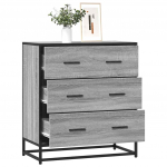 PUHVETKAPP HALL SONOMA 68X35X76 CM ENGINEERED WOOD AND METAL