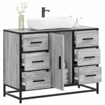 VANNITOAKAPP VALAMU, HALL SONOMA TAMM, 80X33X60 CM, TEHISPUIT